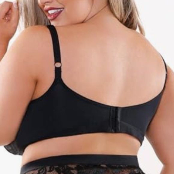 Fantasy Lingerie Monique Cage Sexy Is For Every Body Bra Black Plus Size 1X/2X - Picture 6 of 14